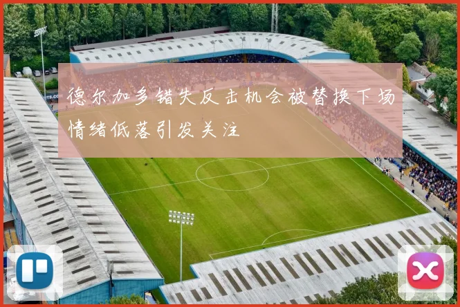 德尔加多错失反击机会被替换下场情绪低落引发关注